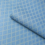 WM7801701 Modern Wallpaper Baby Blue beige diamonds geometric textured - wallcoveringsmart