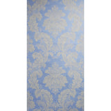 WM7801201 Vinyl Wallpaper Blue beige Rustic Victorian Vintage Damask - wallcoveringsmart