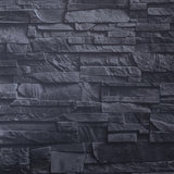 WM475036 Brick Stone Black Wallpaper
