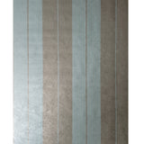 76057 Wallpaper green Silver bronze Metallic Striped