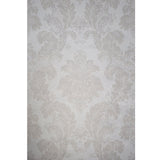 WM7800901 Modern metallic Cream Wallpaper taupe beige Victorian Damask - wallcoveringsmart