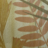255005 Textured Wallpaper Gold Metallic Floral Tropical Palm Leaves Trees - wallcoveringsmart
