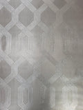 Y6221202 Viva Lounge York Mid Century Contemporary dark Silver Gray Wallpaper - wallcoveringsmart