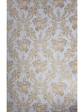 8578-12 Wallpaper Oriental Scenic Asian Gray Brass Gold Metallic textured 3D - wallcoveringsmart
