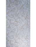 WM8804501 Wallpaper metallic silver gold Faux Grasscloth plaster textured - wallcoveringsmart