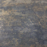 WM0190380801 Wallpaper rustic navy blue gray gold Plain faux Concrete plaster - wallcoveringsmart