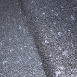 K904 Silver metallic charcoal gray Chip Stone Natural Mica Plain Wallpaper - wallcoveringsmart
