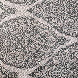 Wallpaper diamond damask fabric pattern textured white gray black