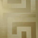 93523-2 Solea Gold Satin Greek Key Versace Wallpaper