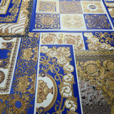 37048-1 Versace pattern barocco blue