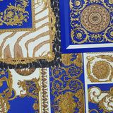 Versace Home wallpaper 37048-1 pattern barocco blue