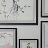 37846-3 Karl Lagerfeld Sketch Fashion White Wallpaper