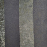 205020 Portofino Striped Flocked Gray Gold velvet lines Wallpaper