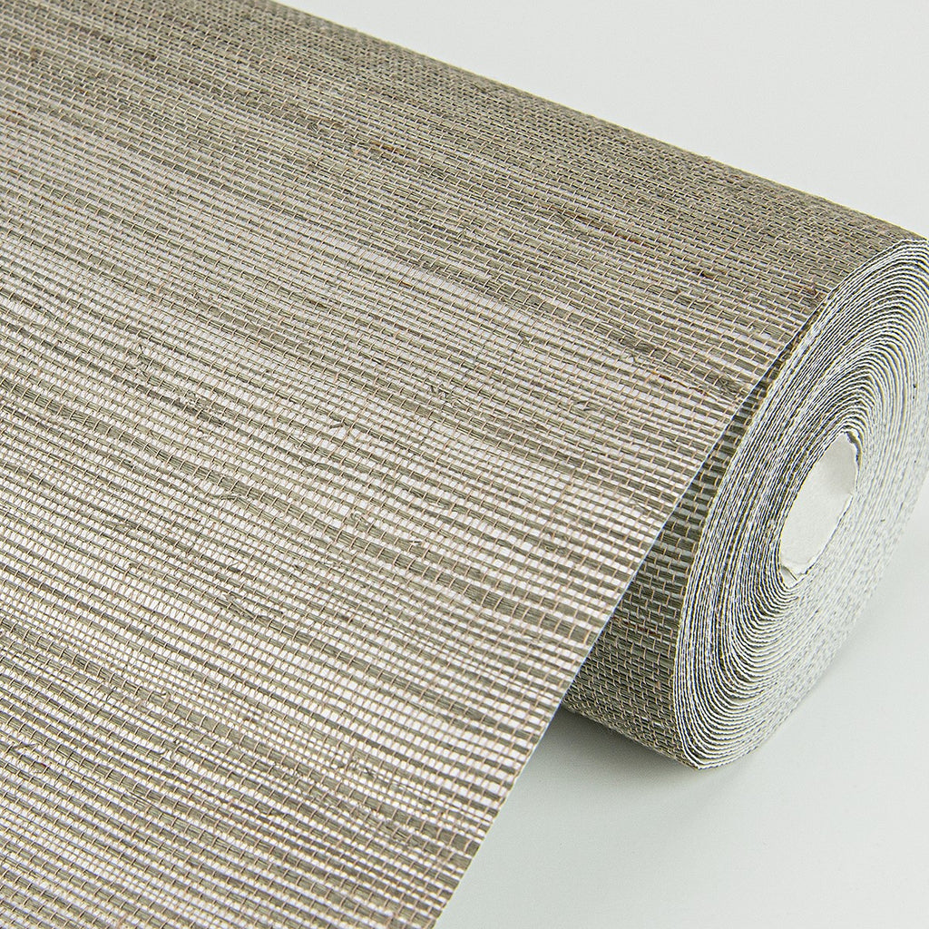 2972-86116 Caihon Silver Sisal Grasscloth Wallpaper – wallcoveringsmart