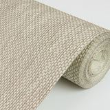 2972-86140 Jia Taupe Paper Weave Grasscloth Wallpaper