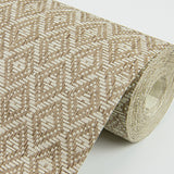 2972-86147 Hui Light Brown Paper Weave Grasscloth Wallpaper