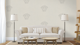 32950-1 Design Panel Medusa Off-white Wallpaper - wallcoveringsmart