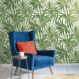 AT7050 Bali Leaves Sure Strip Wallpaper - wallcoveringsmart