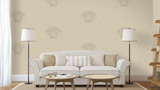 32950-2 Design Panel Medusa Beige Wallpaper - wallcoveringsmart