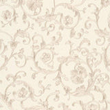 34326-3 Butterfly Barocco Beige Off-white Wallpaper - wallcoveringsmart