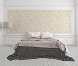 34326-3 Butterfly Barocco Beige Off-white Wallpaper - wallcoveringsmart