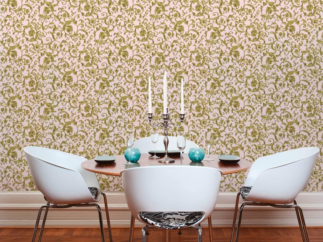 34326-2 Butterfly Barocco Gold Black Wallpaper – wallcoveringsmart