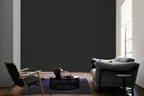 34327-3 Plain Solid Color Silver Black Wallpaper - wallcoveringsmart