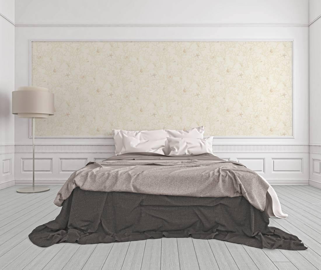 34496-1 Les Etoiles De La Mer Beige Cream Wallpaper – wallcoveringsmart