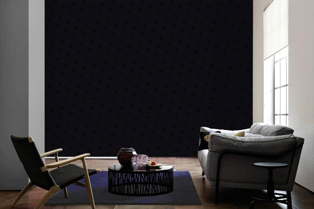 34862-2 Vanitas Medusa Black Textured Wallpaper – wallcoveringsmart