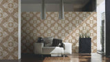 34904-1 Vasmara Beige Off-white Taupe Wallpaper - wallcoveringsmart