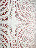 3559-13 Modern White Polka Dot Red Gold Wallpaper