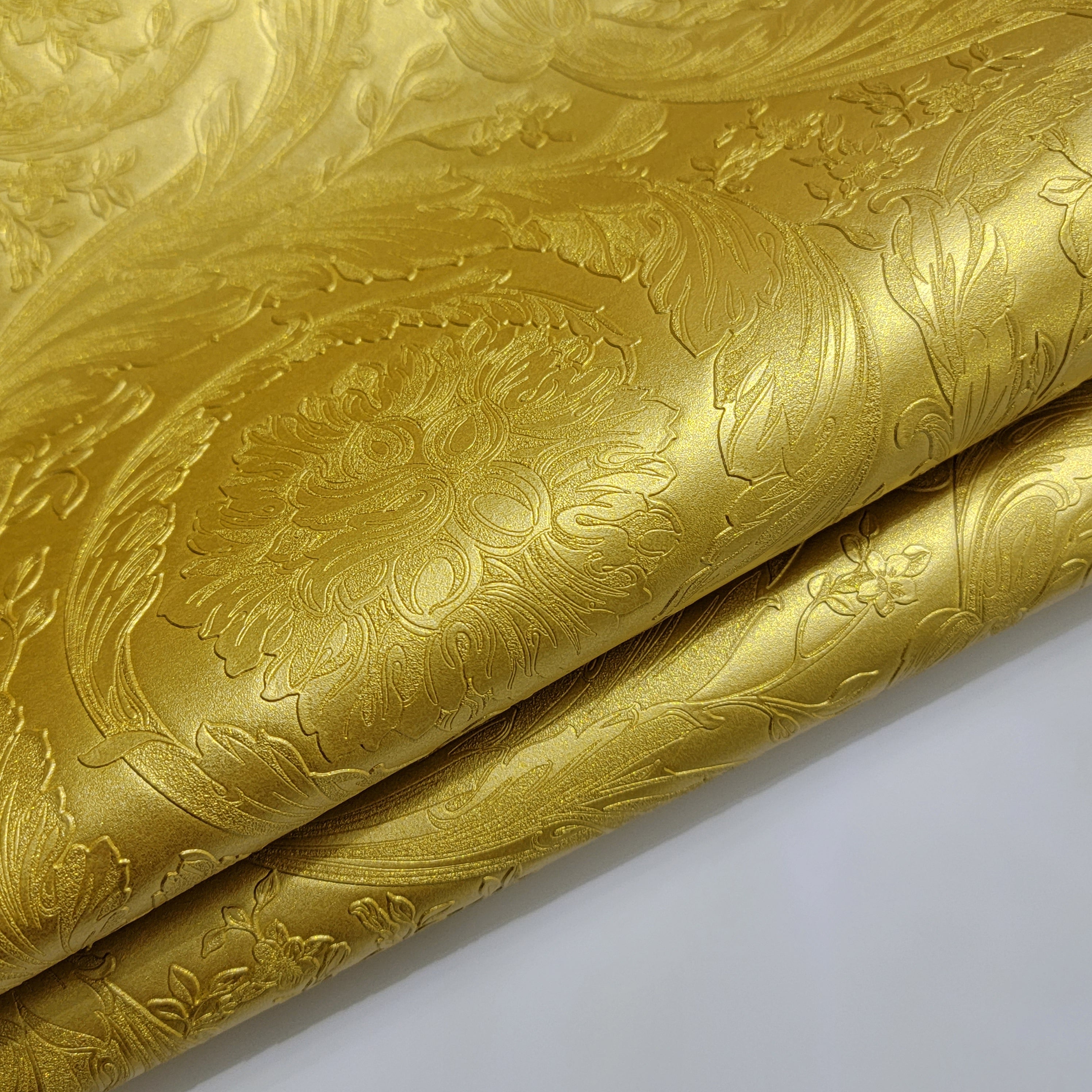 Versace Home Bordüre «Barock, Floral, Gelb, Gold, Metallics