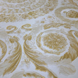 37055-2 Heritage White Gold Barocco Wallpaper
