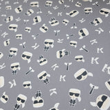 37843-2 Karl Lagerfeld Logo Ikonik Fashion Designer Gray Wallpaper
