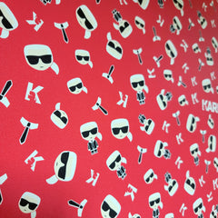 37843-8 Karl Lagerfeld Logo Ikonik Fashion Designer Pink Wallpaper