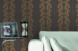96232-6 Gold Gray Black Wallpaper - wallcoveringsmart
