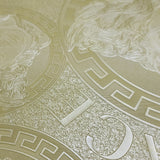 38461-1 Versace Gold Metallic Medusa Wallpaper