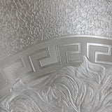 38461-3 Versace Platinum Metallic Medusa Wallpaper