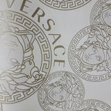 38610-3 Versace White Champagne Medusa Wallpaper