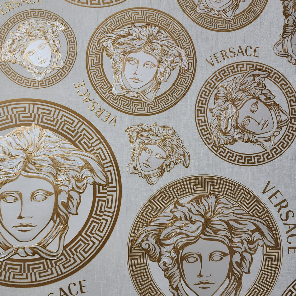 Versace Medusa & Greek Key Border MESH stencils