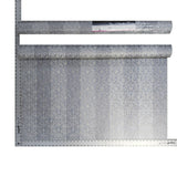 4506-03 Striped Victorian damask white gray silver metallic Textured Wallpaper