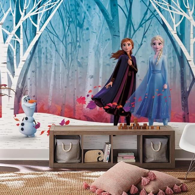 RMK11415M Disney Frozen 2 Woodland Tree Peel and Stick Wall Mural