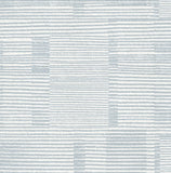 4074-26616 Callaway Light Blue Woven Stripes Wallpaper