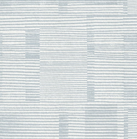 4074-26616 Callaway Light Blue Woven Stripes Wallpaper
