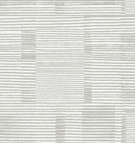 4074-26617 Callaway Grey Woven Stripes Wallpaper