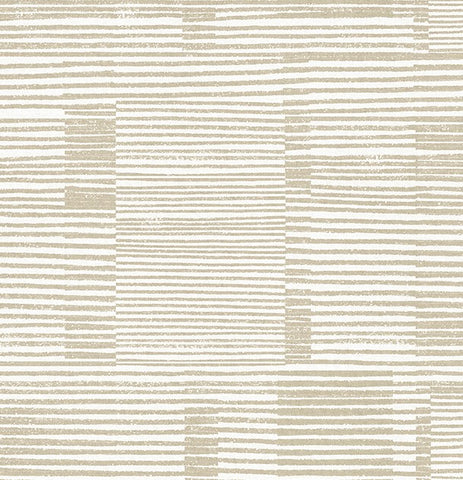 4074-26619 Callaway Beige Woven Stripes Wallpaper