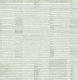 4074-26621 Callaway Green Woven Stripes Wallpaper