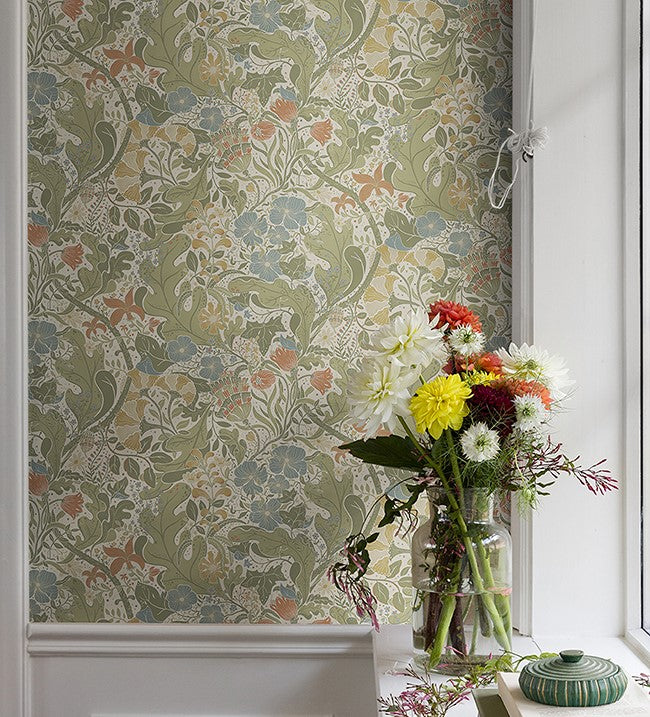 4080-83101 Elise Cream Nouveau Gardens Wallpaper – wallcoveringsmart