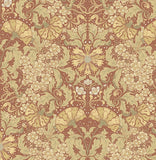 4080-83114 Ojvind Rust Floral Ogee Wallpaper