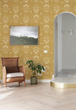 4080-83135 Elda Gold Delicate Daisies Wallpaper